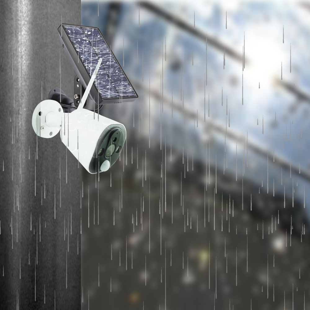 2 million pixel high-definition solar low-power camera outdoor waterproof home wifi surveillance camera